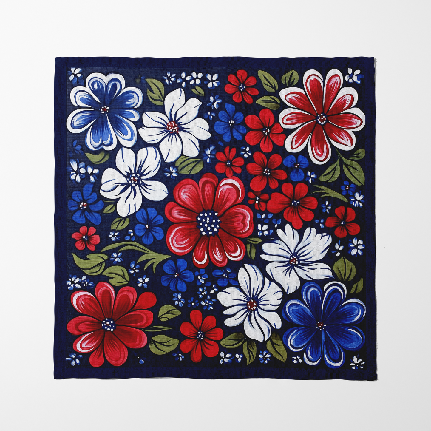 Red, White & Bloom Floral Napkin