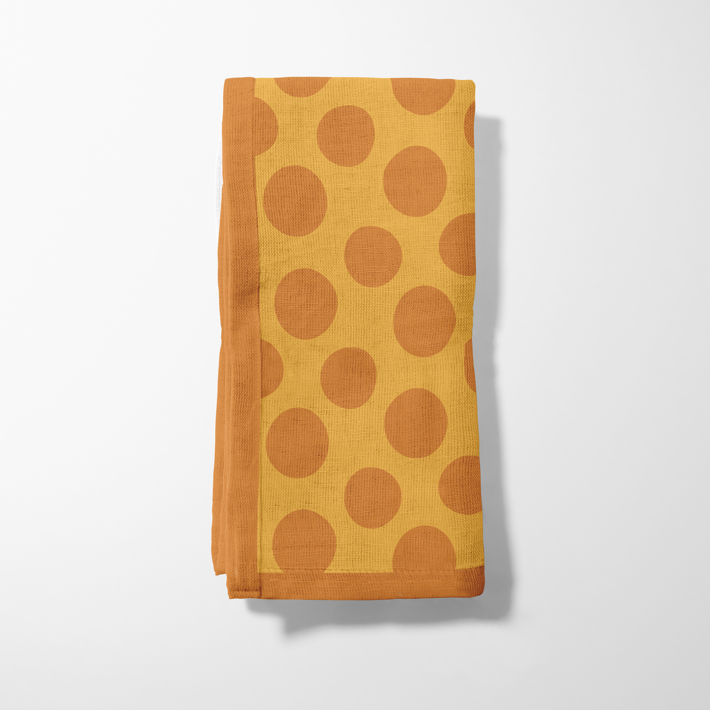 Drifting Dots Napkin in Orange