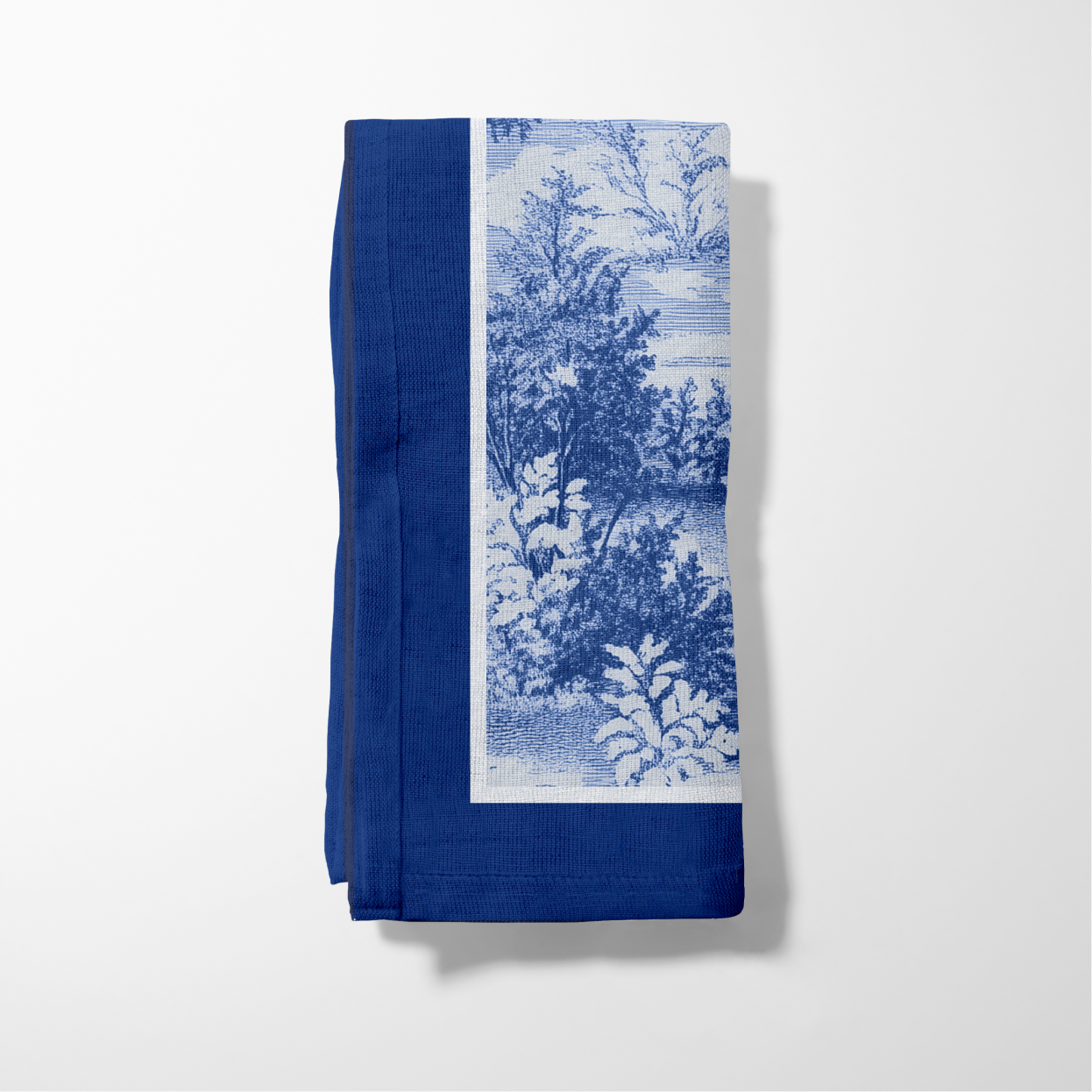 Doe Toile Napkin in China Blue