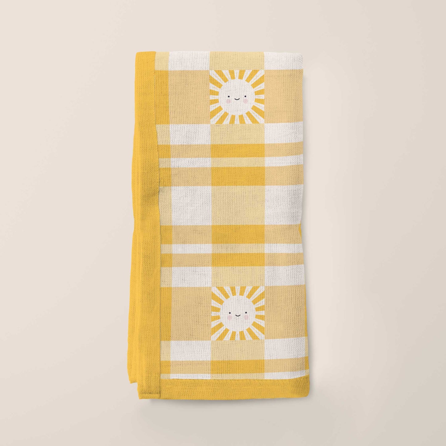 Sun Plaid - Organic Cotton Voile