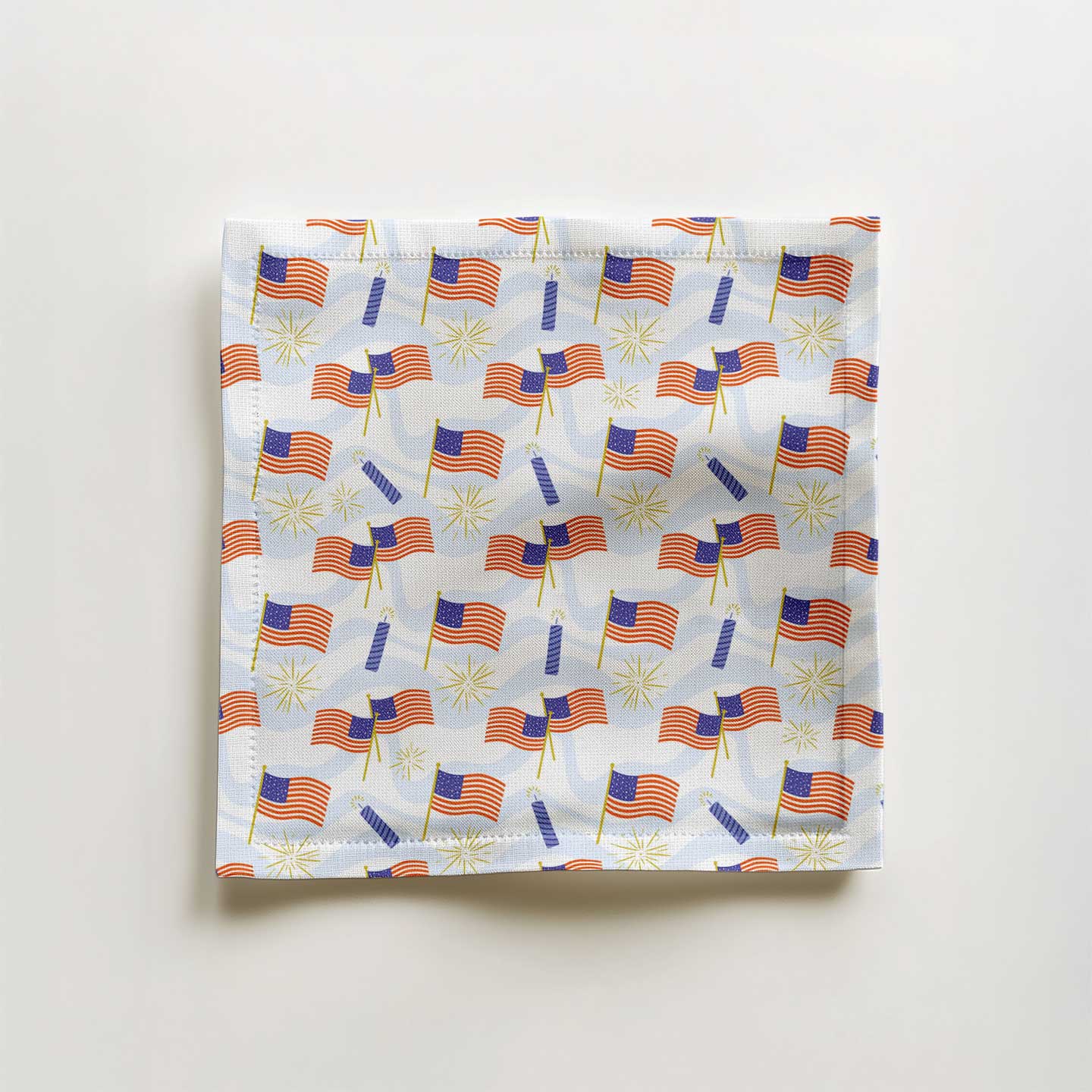 Fourth of July Party Cocktail Napkin