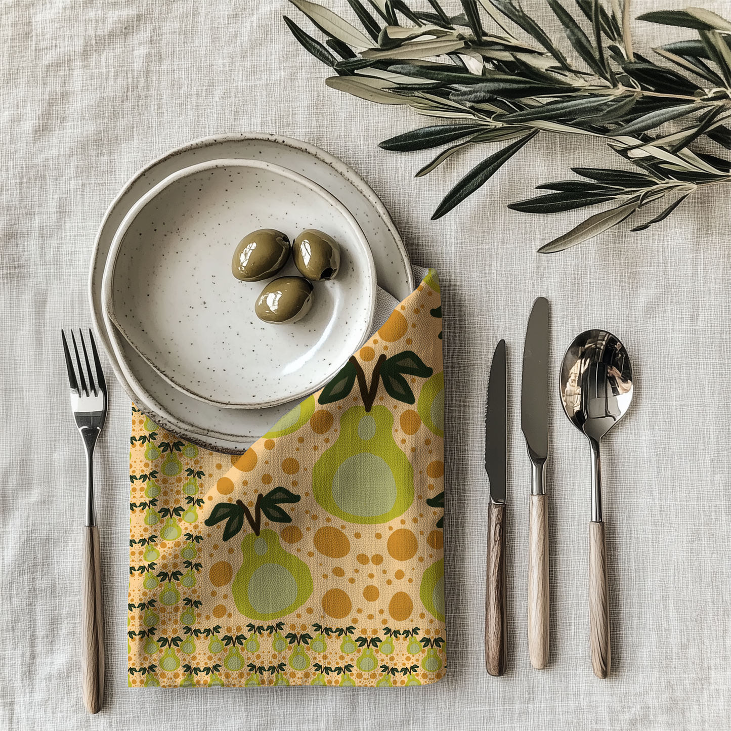 Pear Treat Napkin