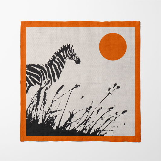 Stark Savanna Napkin in Zebra