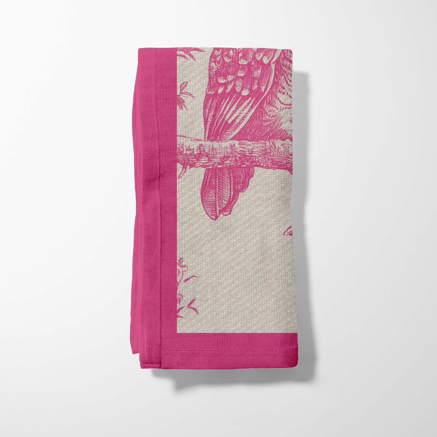 Enchanted Owl Napkin in Sweet Pink