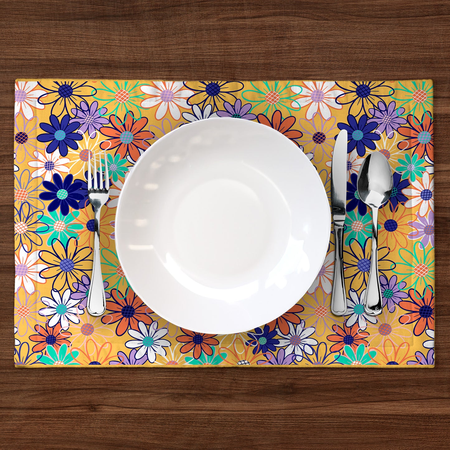 Cute Bloom Floral Placemat