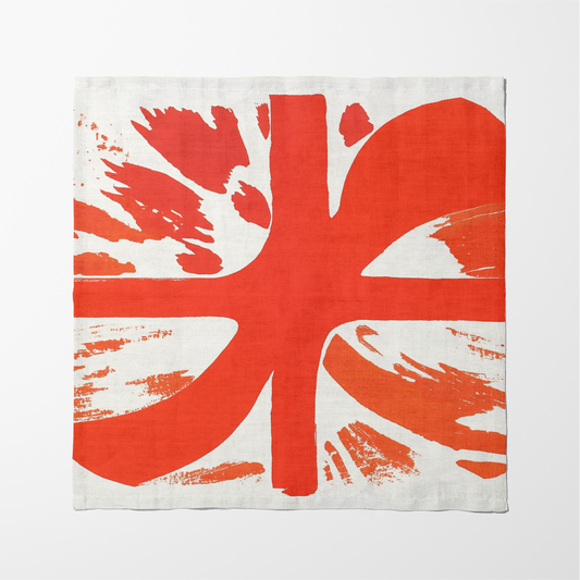 Fire Embrace Napkin in Amber Serenity