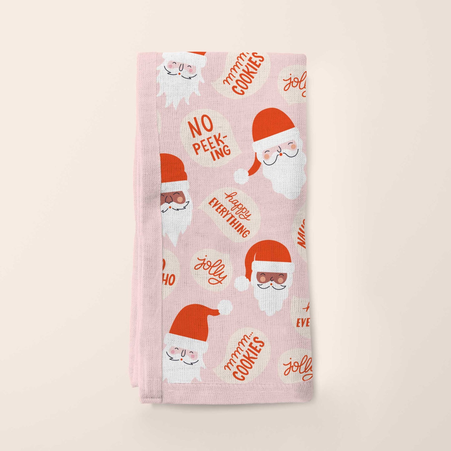 Santas Thoughts - Organic Cotton Voile