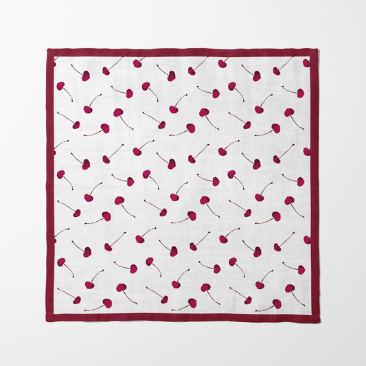 Heart Cherries Napkin
