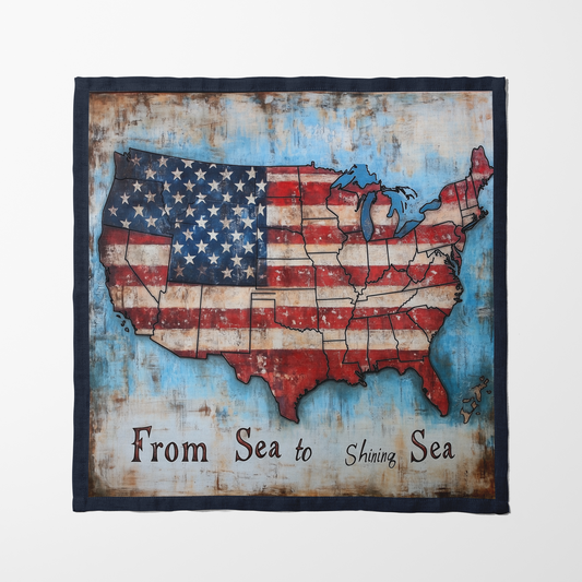 From Sea to Shining Sea Napkin
