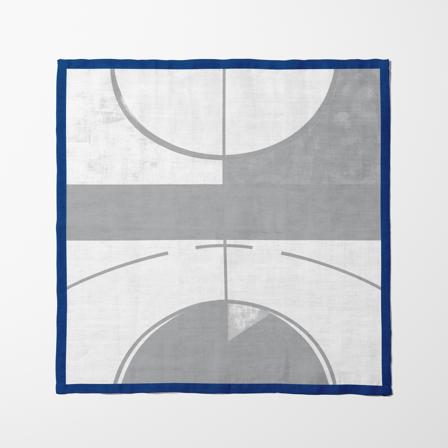Blue and Gray Basketball Napkin