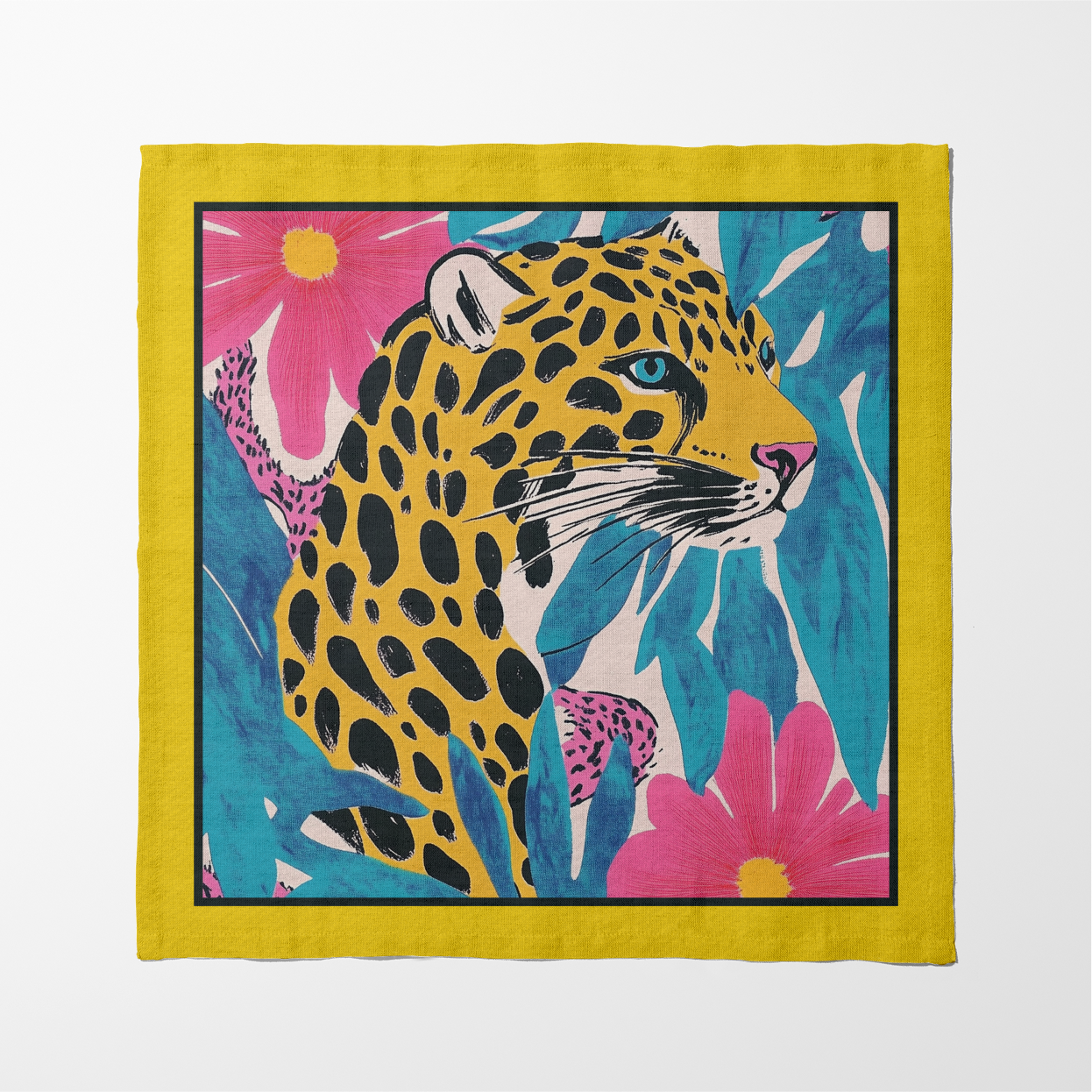 Feline Queen napkin in Classic Honey