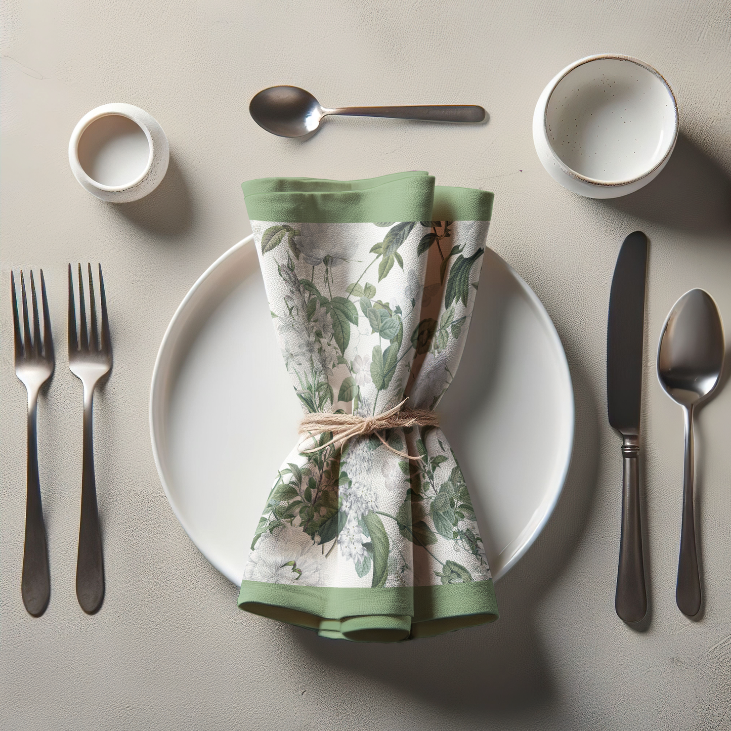 Napkin - Feathered Floral