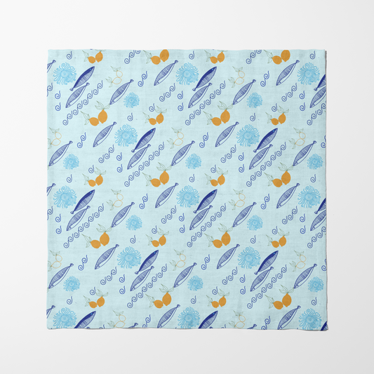 Fish & Lemon Napkin