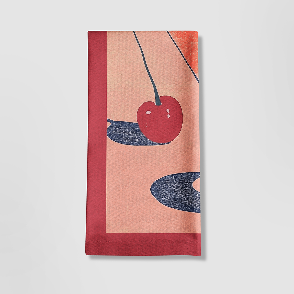 Cherry Cocktail Tea Towel