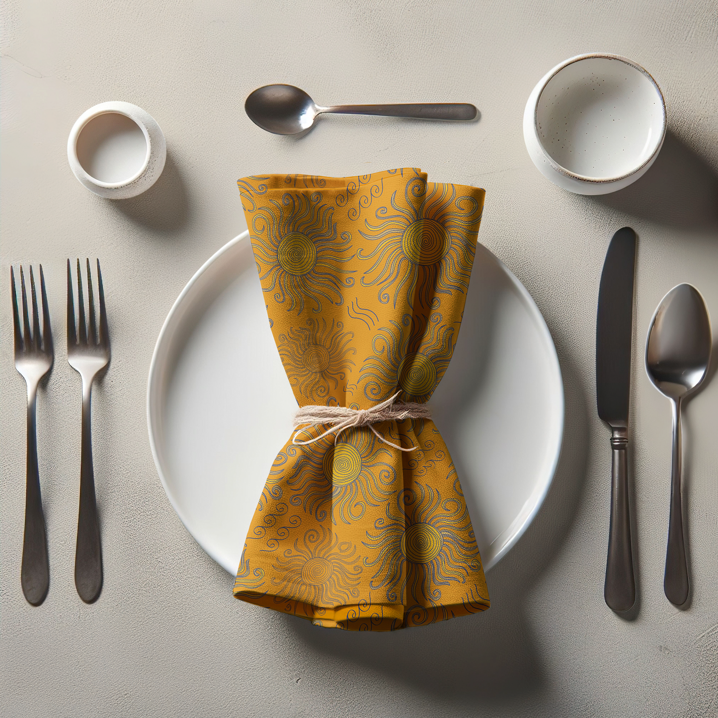 Sunny Summer Napkin in Orange