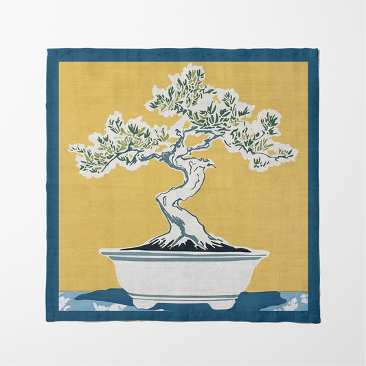 Bonsai Tree Napkin in Summer