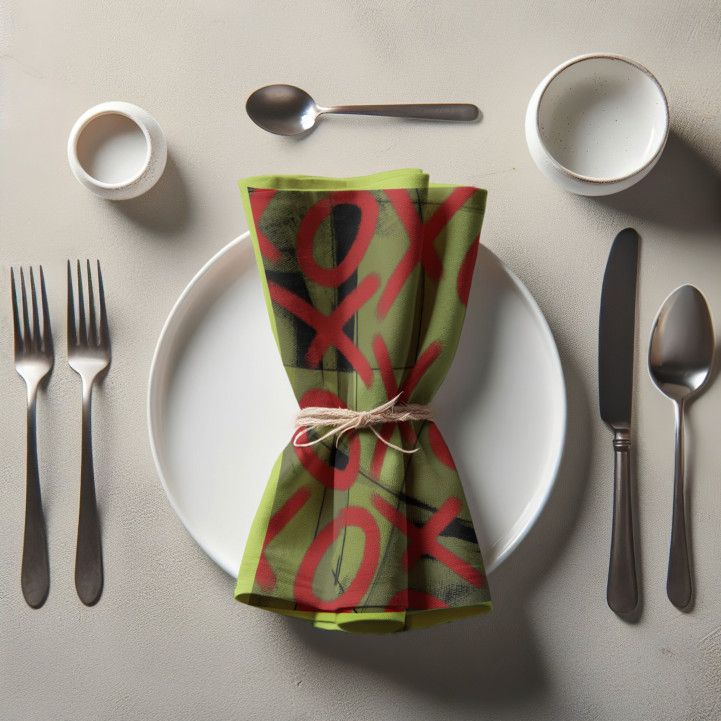 XO Green Napkin