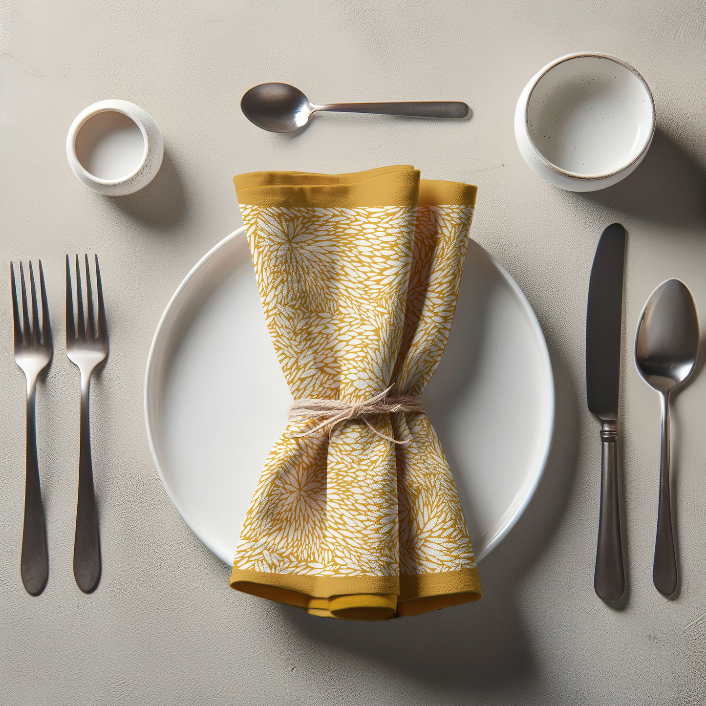 A Queen's Kiss Golden Napkin
