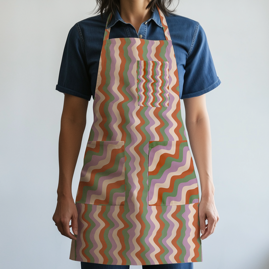 Candy Full Chef Apron in Mid Weight Cotton Twill