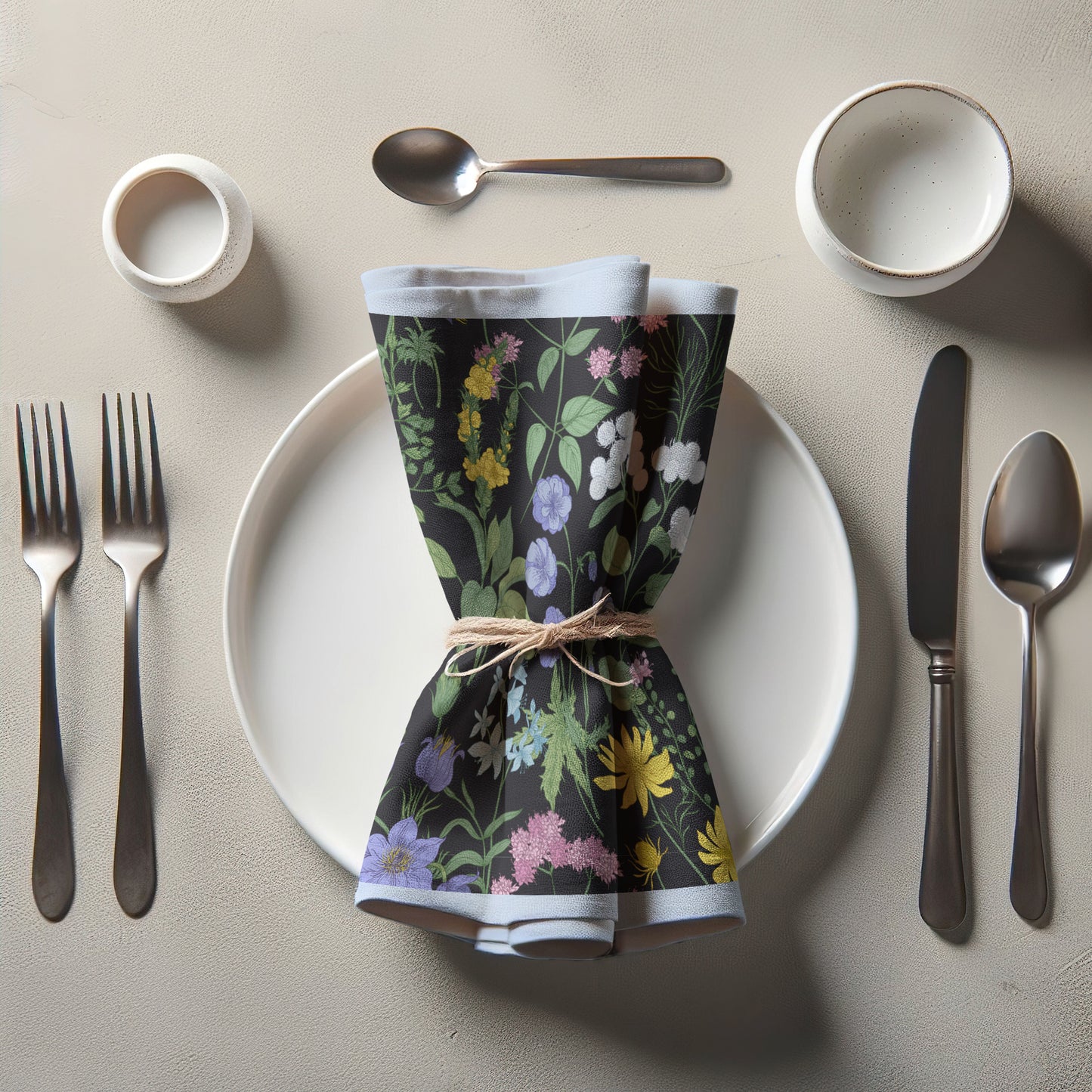 Moody Wildflower Napkin