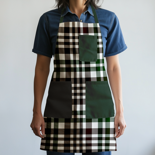 Meat is Murder Full Chef Apron in Mid Weight Cotton Twill