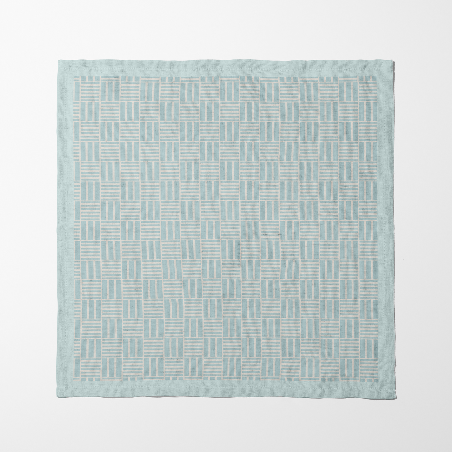Checkered Stripes Napkin in Blue