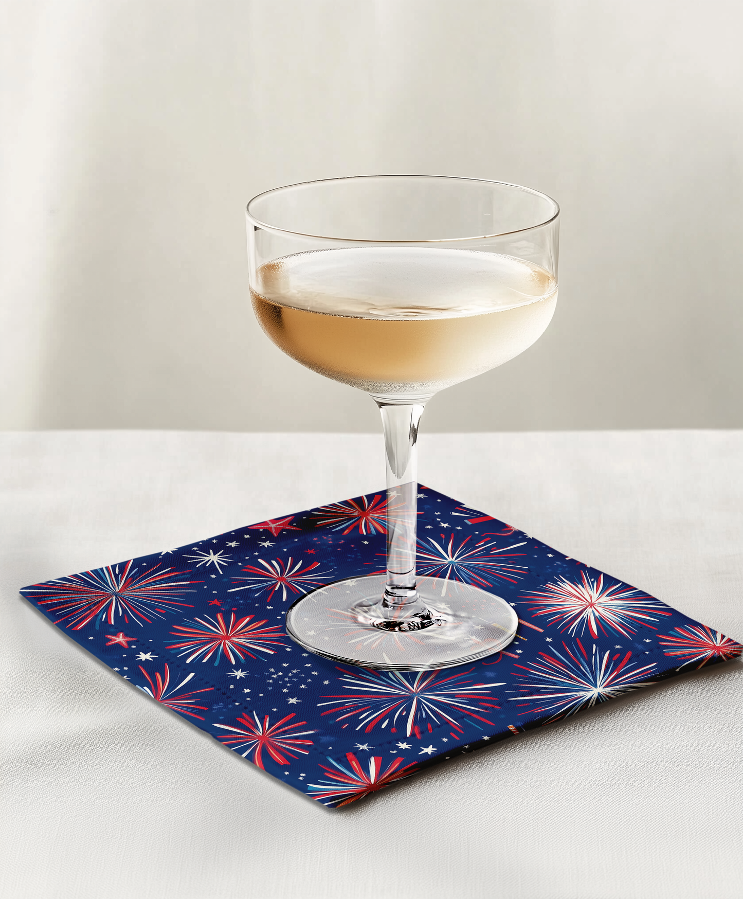 Fireworks Cocktail Napkin