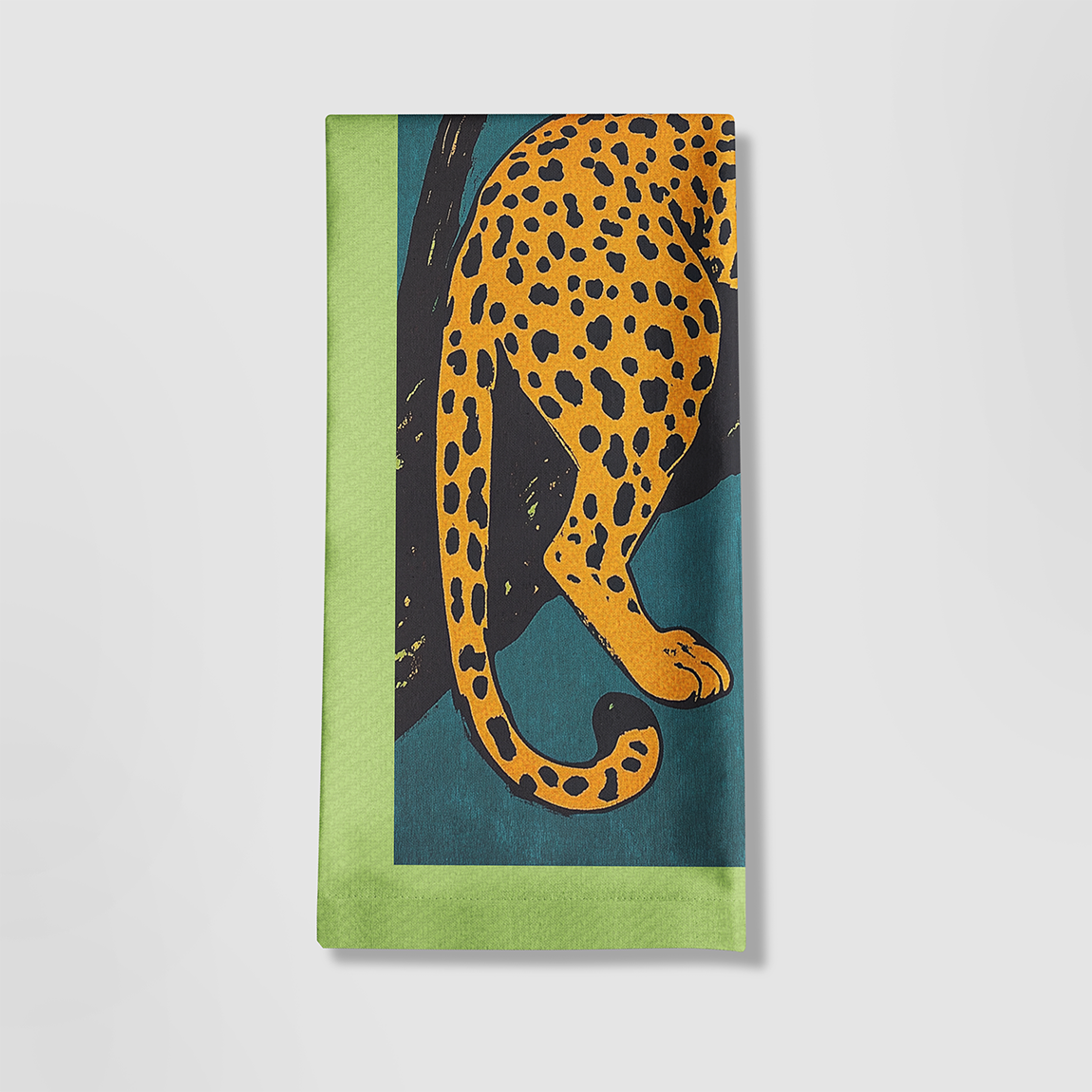 Vintage Leopard Tea Towel
