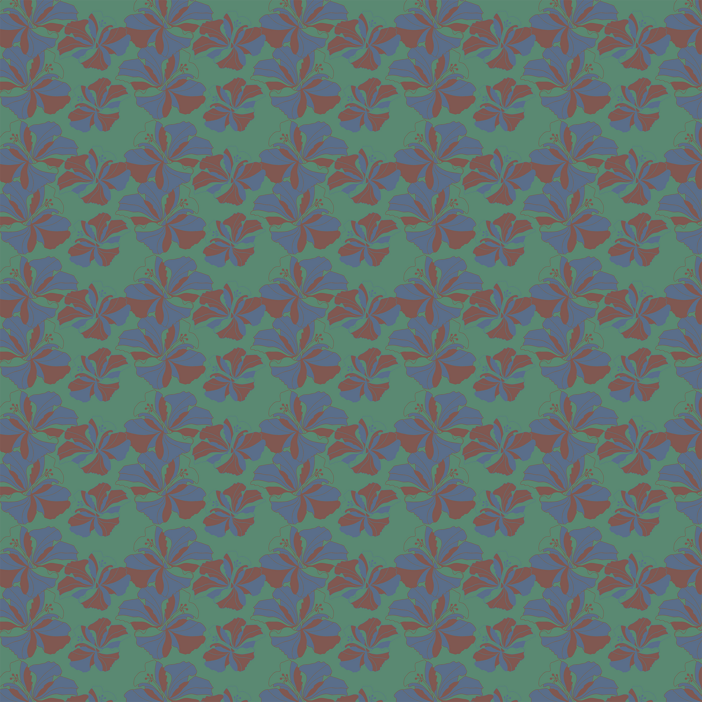 Tea Towel Cayena in Green in Mid Weight Cotton Twill