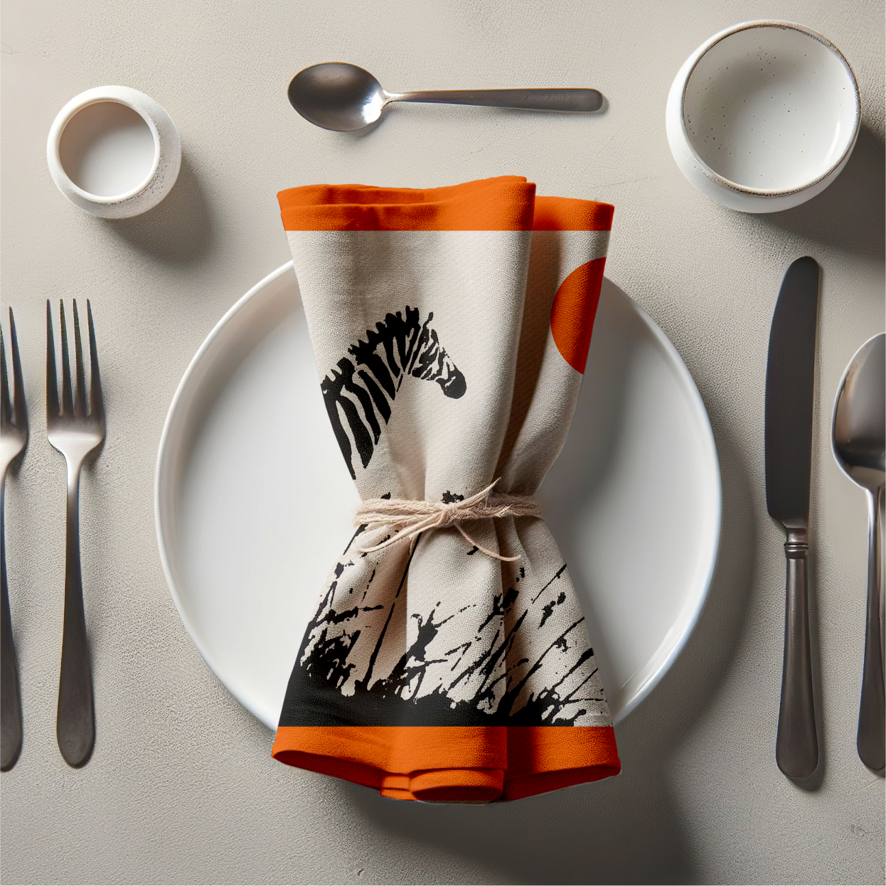 Stark Savanna Napkin in Zebra