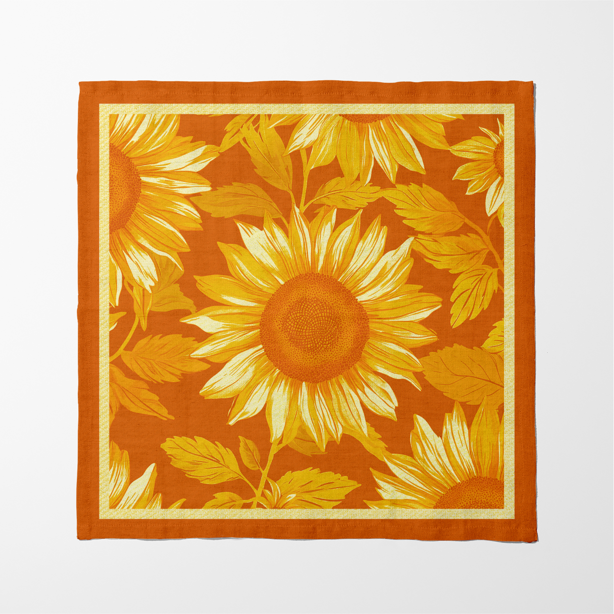 Sunflower Napkin in Sunrays