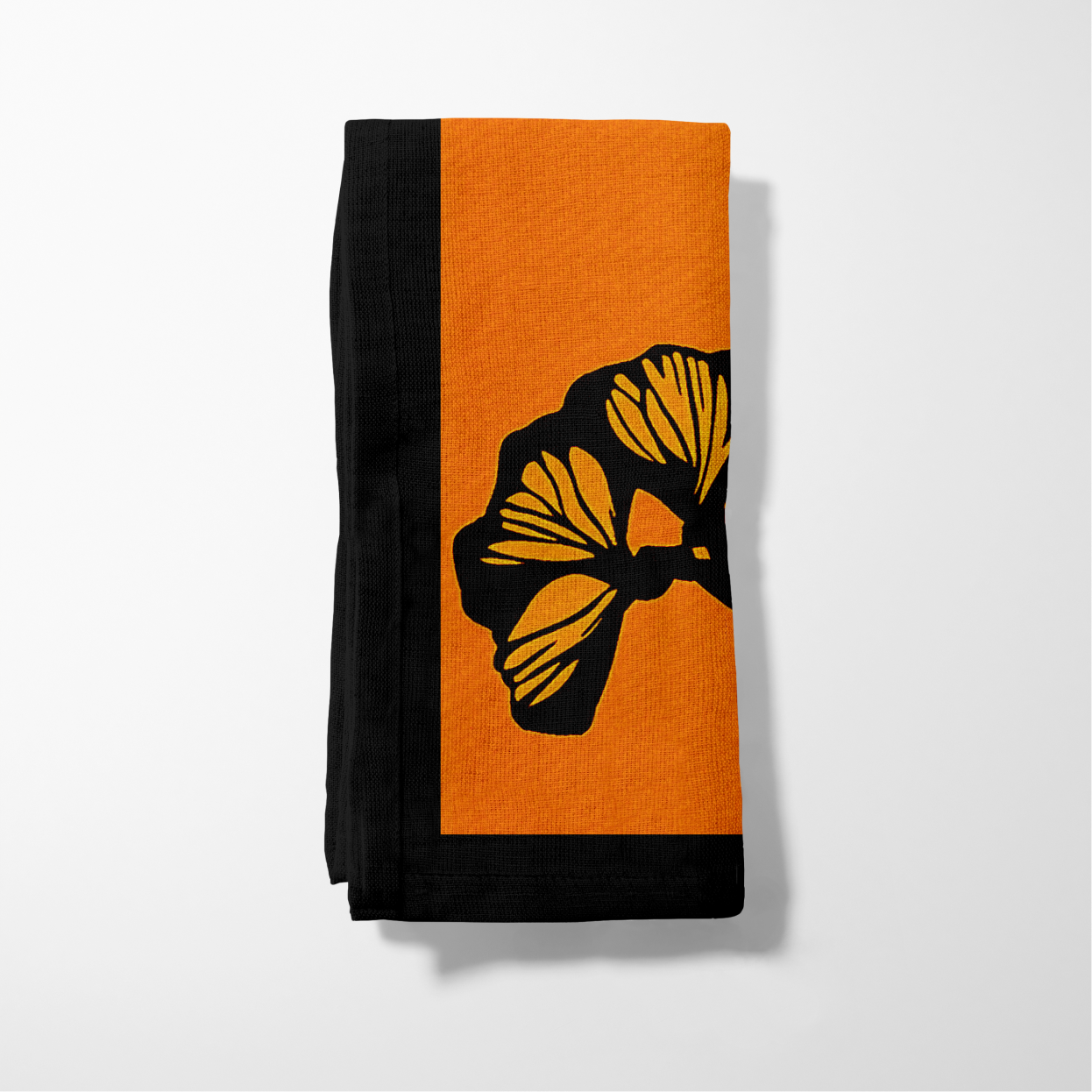 Nature's Calligraphy Napkin in Buzzing