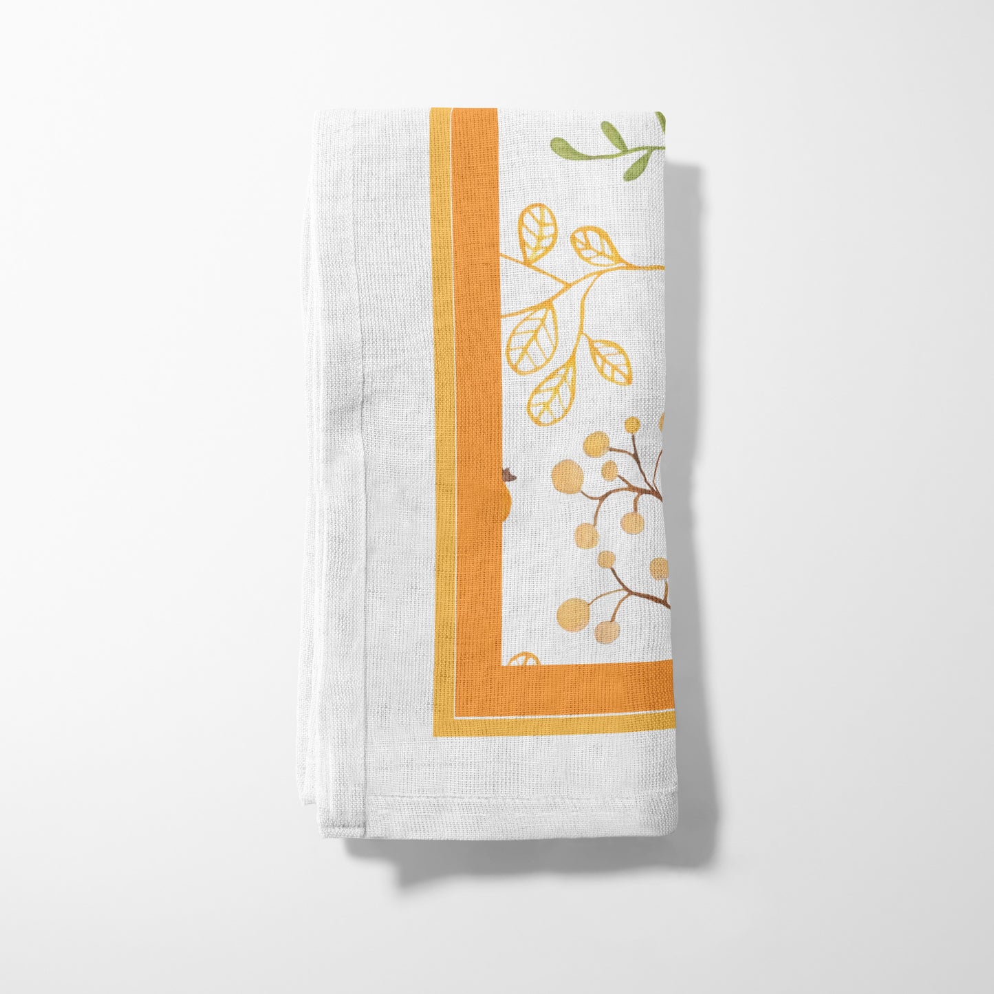 Autumn Foliage Orange Napkin