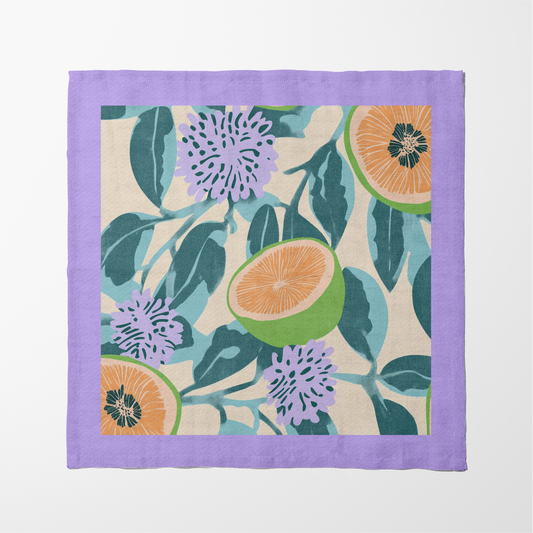 Island Fruit Napkin in Guava