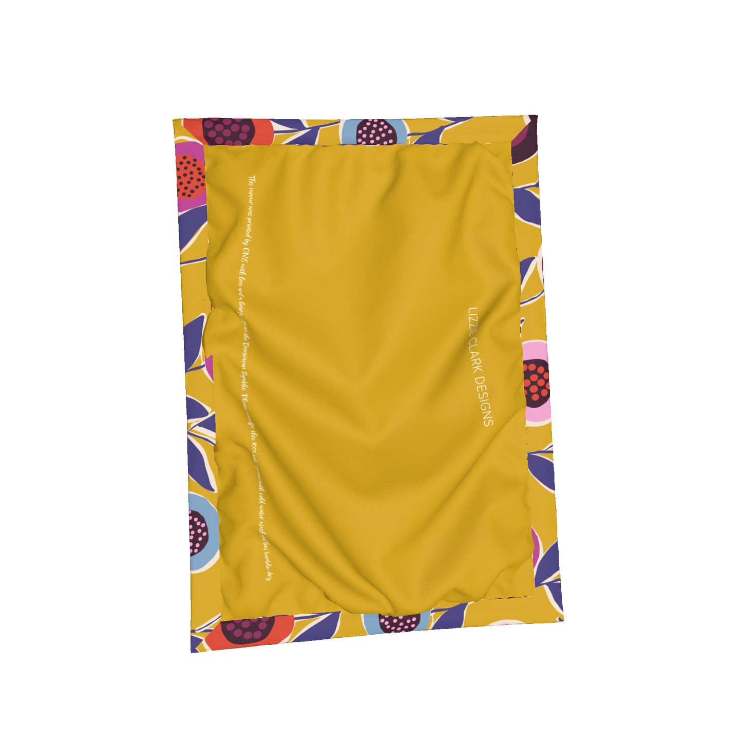 PM Button Flowers Yellow