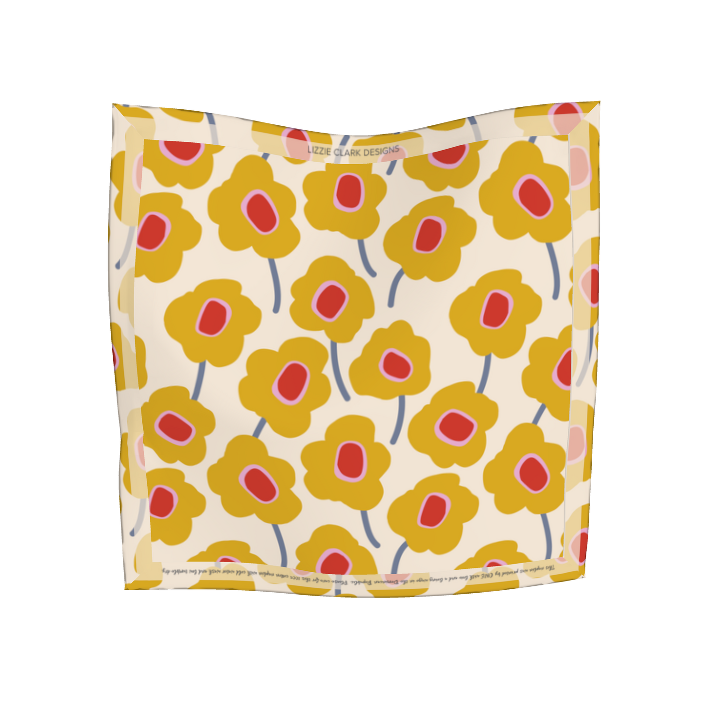 Mod Flowers Yellow Oxford Cocktail