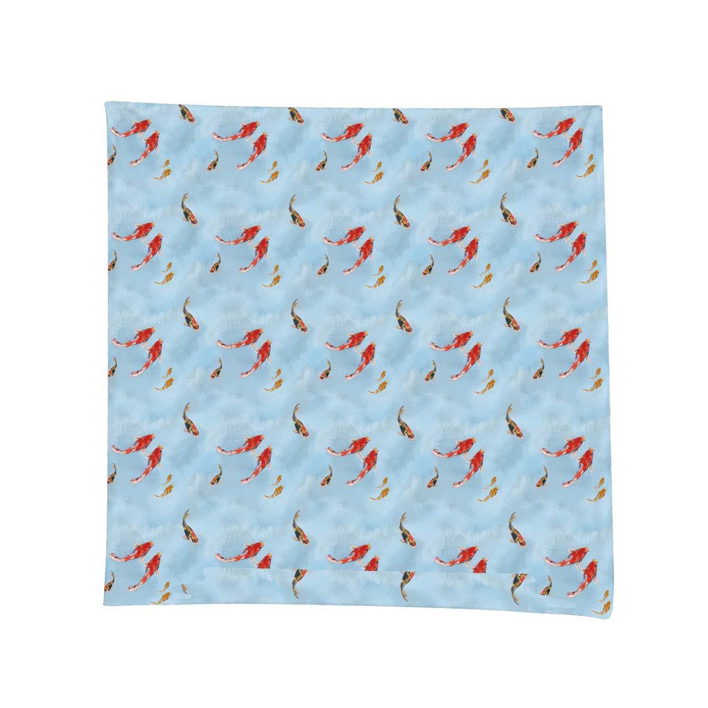 Coral Koi Fish Square Tablecloth