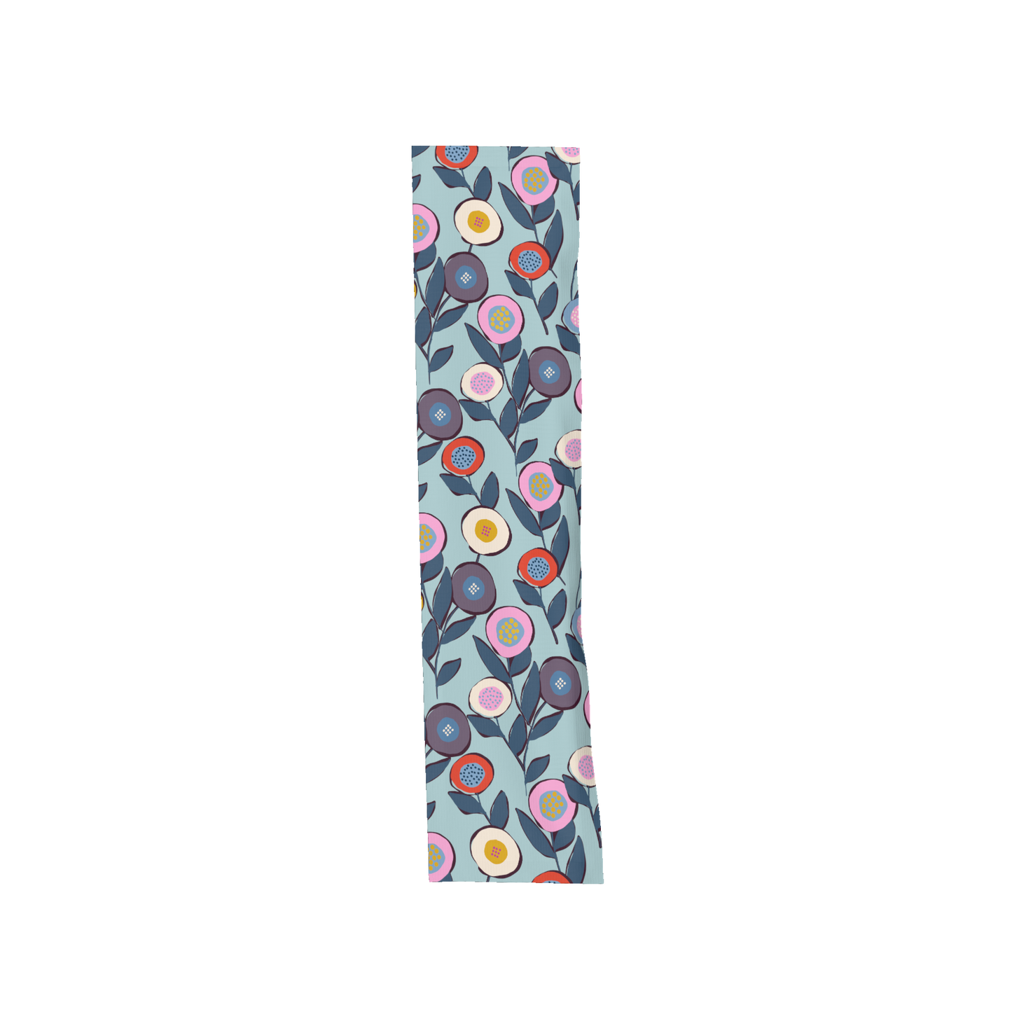 TR Button Flowers Blue