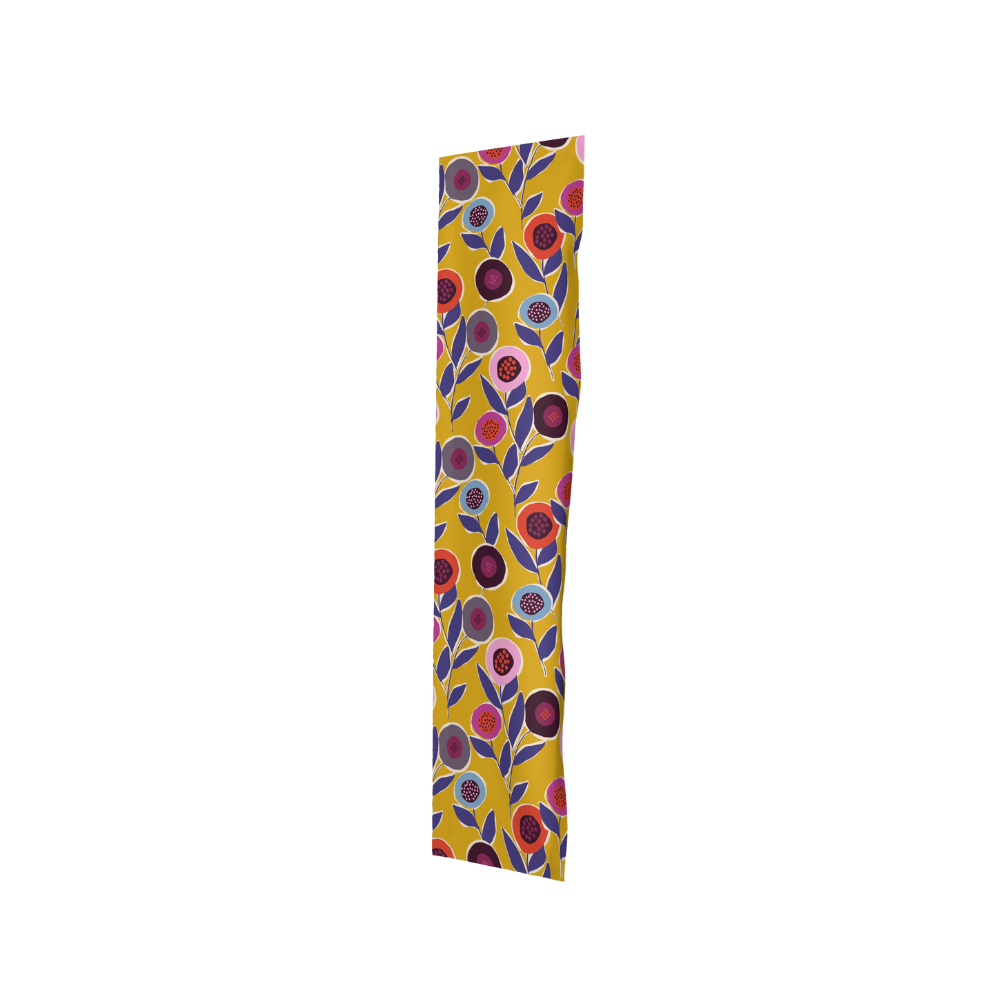 TR Button Flowers Yellow
