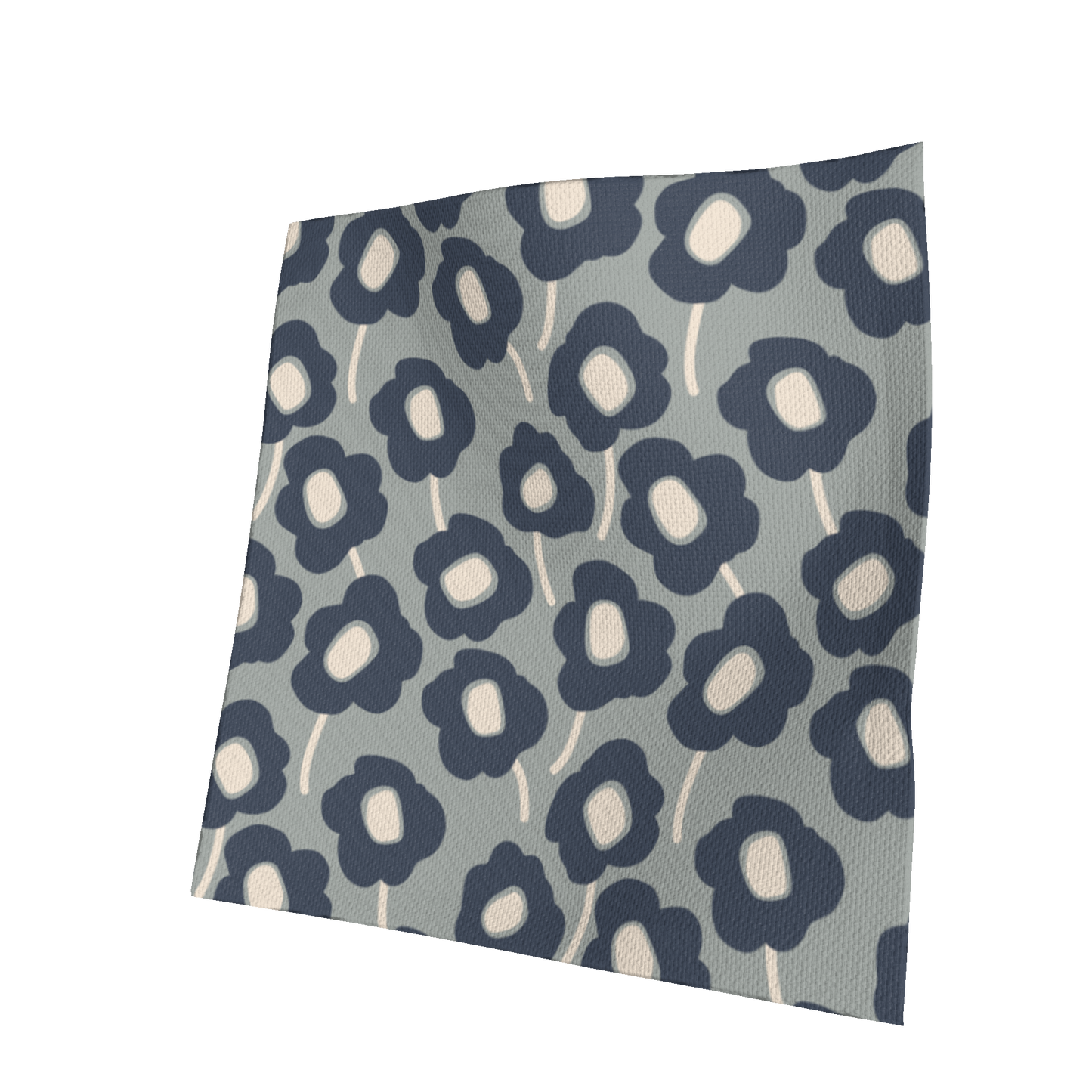 Mod Flowers Grey Oxford Cocktail