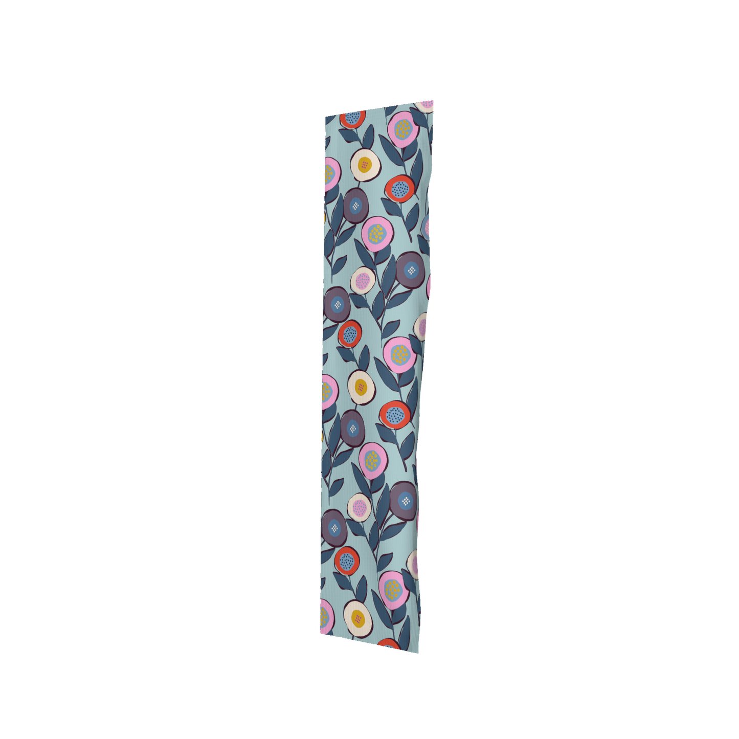 TR Button Flowers Blue