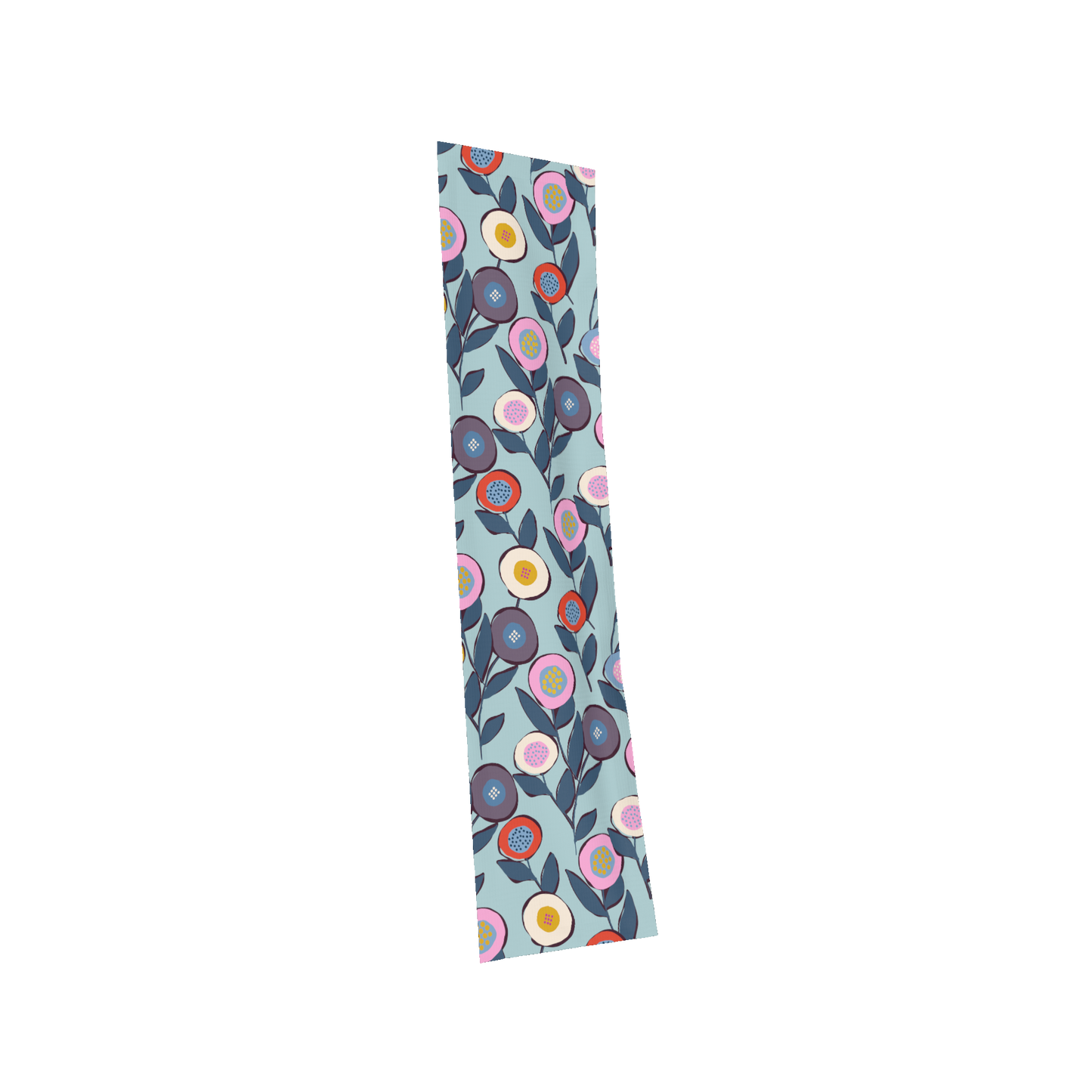 TR Button Flowers Blue