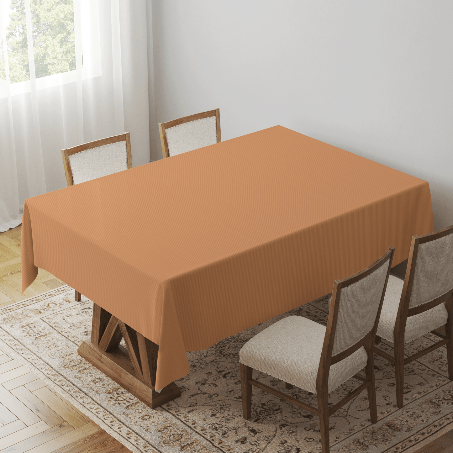 ONE Classic Tablecloth in Burnt Butter - Mid Cotton Twill