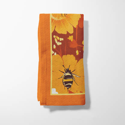 Honey Blossom Napkin in Honeycomb