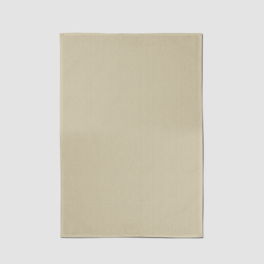 ONE Classic Tea Towel in Oatmeal  Mid Cotton Twill