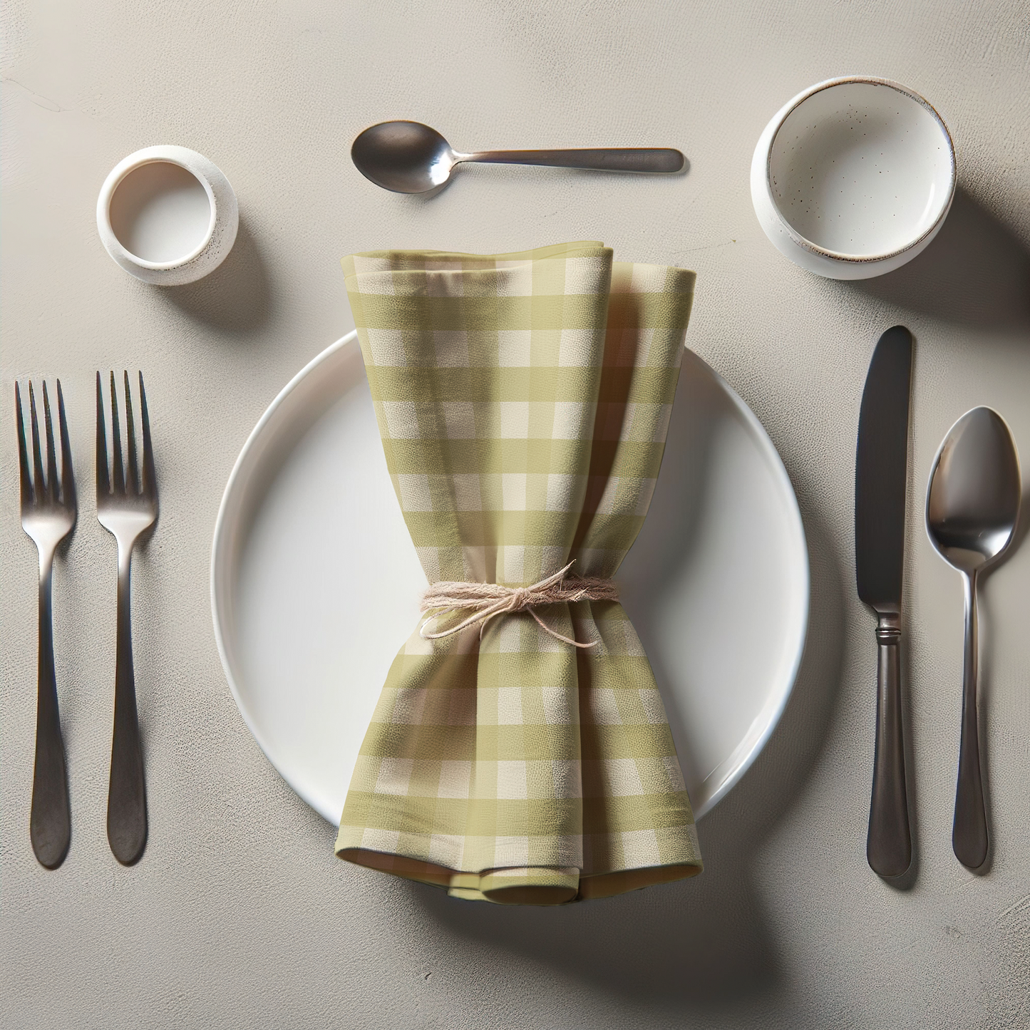 ONE Small Gingham Napkin