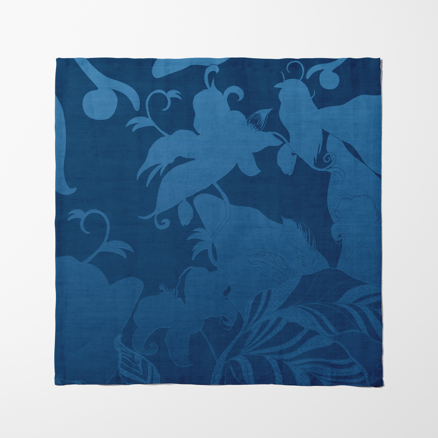 Tropical Paissage Blue Napkin