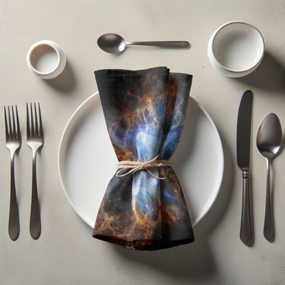 ONE Galaxy - Crab Nebula in Organic Cotton Voile