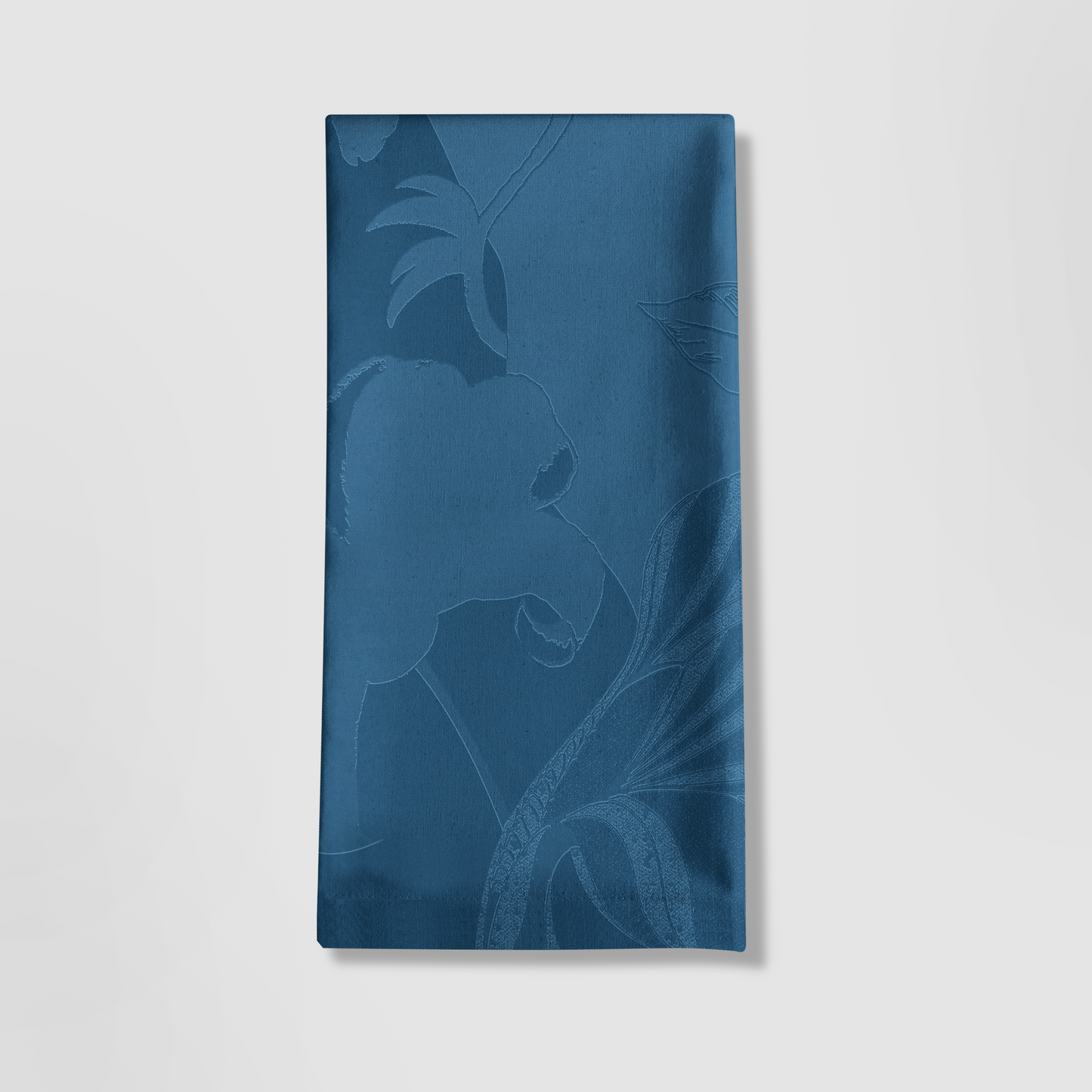 Tropical Paissage Tea Towel in Blue