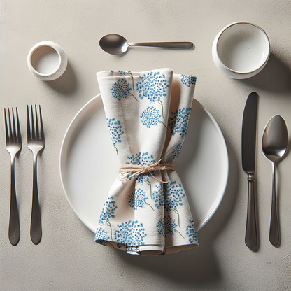 Clouds of Blooms Napkin